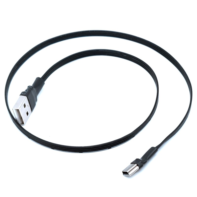 Mini USB 5pin B Tip Mascul Sus Jos Stânga Dreapta Unghi 90 de grade la USB 2.0 Mascul Cablu de date Mini USB Cablu plat 0,1 m/0,2 m/0,5 m/0,8 m