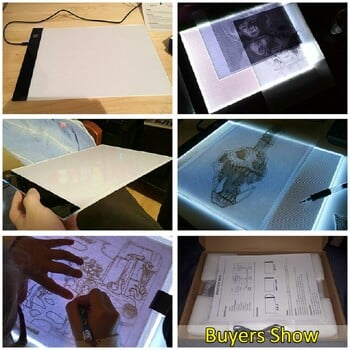 LED Pad for Diamond Painting, USB Powered Light Board Digital Light Box for Drawing Pad Art Painting tablet A5 A4