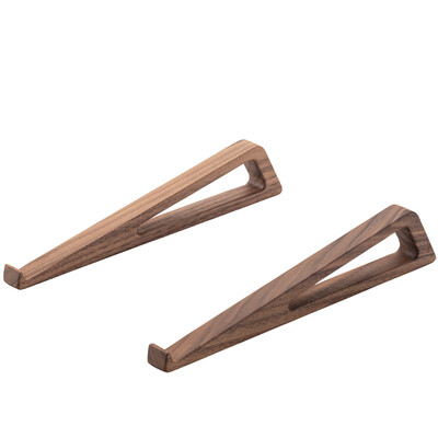 1 pár Univerzálny prenosný drevený držiak na notebook, stojan na chladenie počítača, vhodný pre notebook, tablet, 10-17 palcov