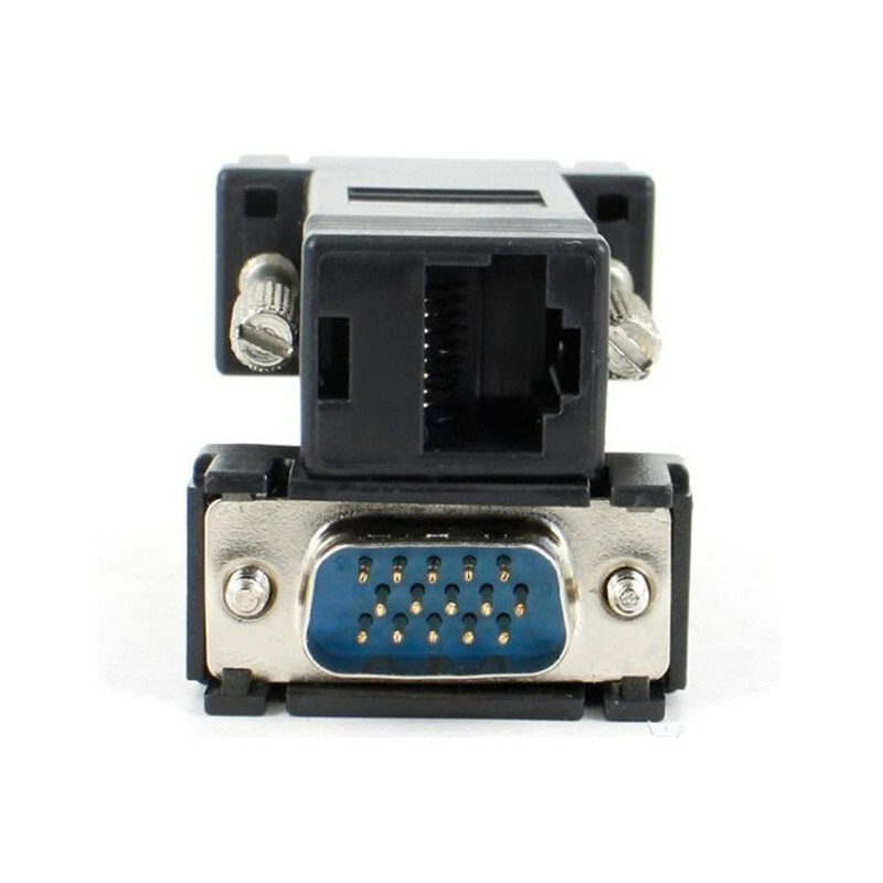 Προσαρμογέας VGA RJ45 Επέκταση δικτύου Καλώδιο μετάδοσης σήματος VGA Προσαρμογέας VGA Το καλώδιο δικτύου επεκτείνεται κατά 15 ακίδες