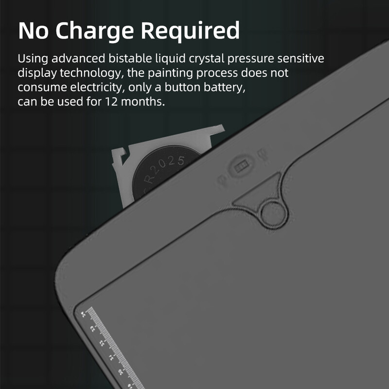 12 colių skystųjų kristalų rašymo planšetinis kompiuteris elektroninė skaitmeninė piešimo lenta Itin plona rašymo kilimėlis, padalintas ekranas, trynimas vienu spustelėjimu su užrakinimo mygtuku