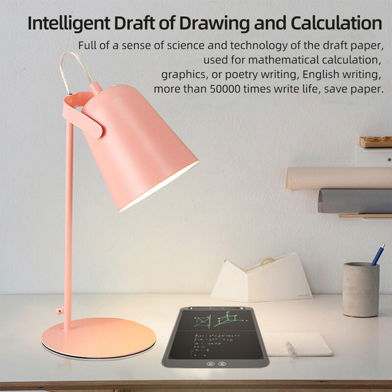 12 colių skystųjų kristalų rašymo planšetinis kompiuteris elektroninė skaitmeninė piešimo lenta Itin plona rašymo kilimėlis, padalintas ekranas, trynimas vienu spustelėjimu su užrakinimo mygtuku