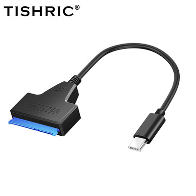 Kábel SATA na USB 3.0/Type-C/2 v 1 USB 3.0 Type-C s rýchlosťou až 6 Gb/s pre 2,5-palcový externý HDD SSD pevný disk, adaptér SATA 3 s 22-pinovým konektorom