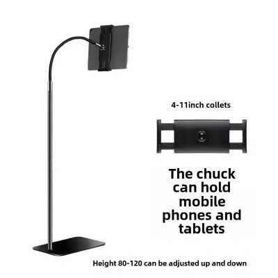 Lazy Person tālruņa turētājs planšetdatora statīvs pie gultas tiešraides kronšteins Universāls atbalsts lietošanai mājās, ērti regulējama roka