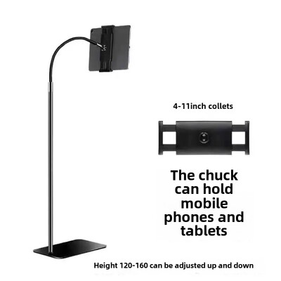 Lazy Person tālruņa turētājs planšetdatora statīvs pie gultas tiešraides kronšteins Universāls atbalsts lietošanai mājās, ērti regulējama roka