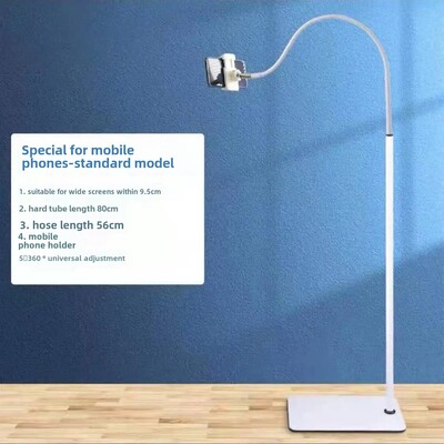 Lazy Person tālruņa turētājs planšetdatora statīvs pie gultas tiešraides kronšteins Universāls atbalsts lietošanai mājās, ērti regulējama roka