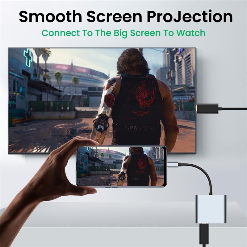 Stație de andocare USB C 4în1 pentru laptop Thunderbolt3/4 Type-C la ecran dublu HD Convertor USB 3.0 OTG cu hub splitter de încărcare PD