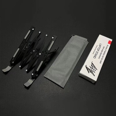 Pārdodu jaunu produktu Regulējams klēpjdatora statīvs saliekams portatīvais galddatora statīvs salokāms statīvs piemērots klēpjdatora pacelšanai vertikāli