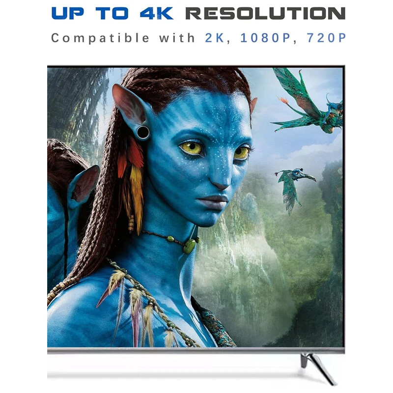 C tipo USB prie HDMI adapterio kabelis 4K USB C prie HDMI išplėtimo dokas, skirtas iPhone PC Xiaomi MacBook Pro iPad Pro Samsung HDMI laidas