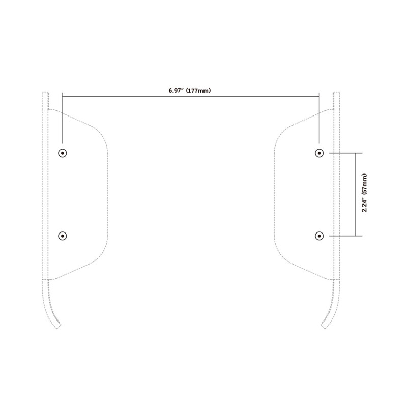 Sienas/galdvirsmas statīvs Galda stiprinājuma dokstacijas skrāpējumiem necaurlaidīgs akrila vertikālais statīvs Viegls piezīmjdatora dokstacijas statīvs Mac Mini 2023 M2 mikroshēmai