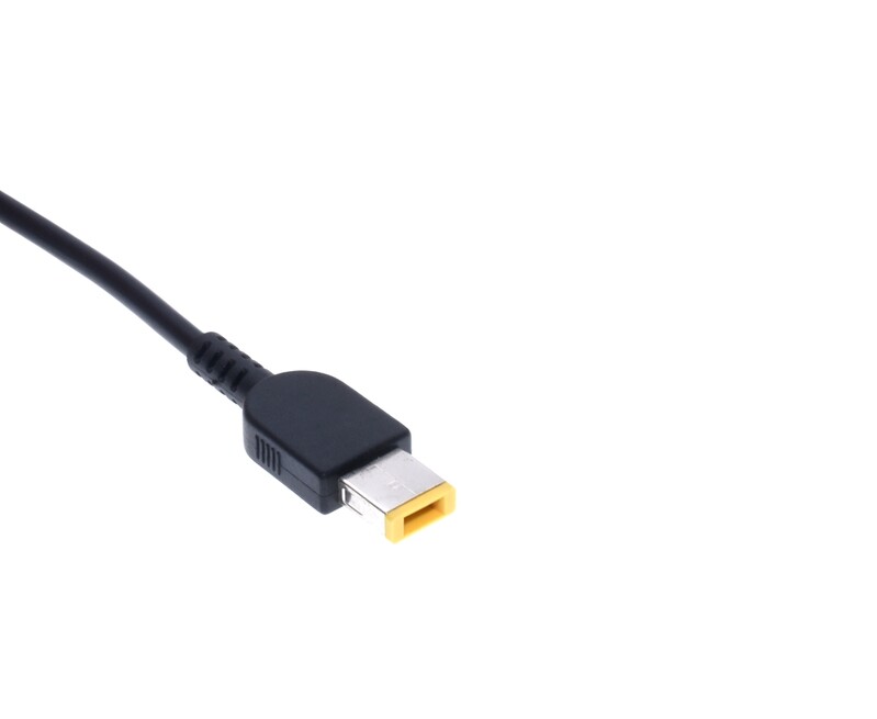 Adaptér s okrúhlym jackom 7,9*5,5 mm na štvorcový konektor, pigtail nabíjačka/napájací adaptér pre IBM Lenovo Thinkpad