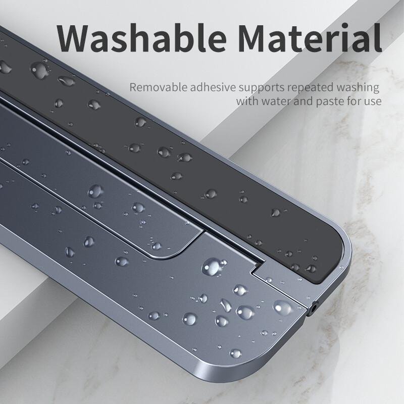 CABLETIME klēpjdatora statīvs, salokāms, mazgājams plāns stāvvads, siltuma izkliedēšanas vieta, pelēks turētājs 11/13/17 collu klēpjdatora piezīmjdatoram C417