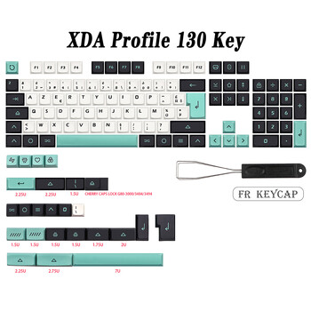 Geoma Keycap pbt XDA Ιαπωνικά Κορεατικά DE FR ES AZERTY Πλήκτρο κλειδιού για dz60/RK61/gk64/68/84/980 Keyboard gmk Keycaps Alice Space bar