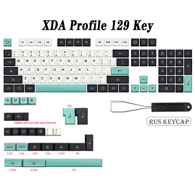 Geoma Keycap pbt XDA Ιαπωνικά Κορεατικά DE FR ES AZERTY Πλήκτρο κλειδιού για dz60/RK61/gk64/68/84/980 Keyboard gmk Keycaps Alice Space bar
