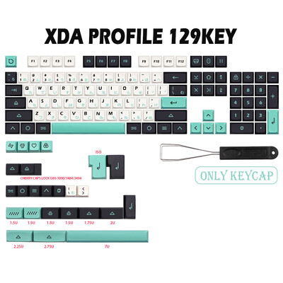 Geoma Keycap pbt XDA Ιαπωνικά Κορεατικά DE FR ES AZERTY Πλήκτρο κλειδιού για dz60/RK61/gk64/68/84/980 Keyboard gmk Keycaps Alice Space bar