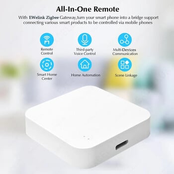 ZigBee 3.0 Multi-mode Gateway Hub Smart Home Безжичен мост Дистанционно управление EWeLink Работи с Alexa Google Assistant Alice