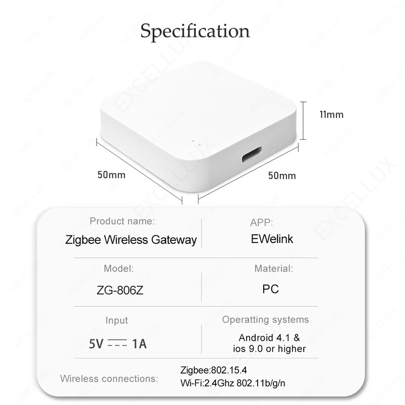 ZigBee 3.0 vairāku režīmu vārtejas centrmezgls viedās mājas bezvadu tilts EWeLink tālvadības pults darbojas ar Alexa Google Assistant Alise