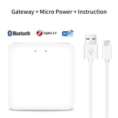 Tuya Smart Multi Mode Gateway ZigBee WiFi Bluetooth Hub Bridge Smart Home Control Smart Life APP Control vocal Alexa Google Home