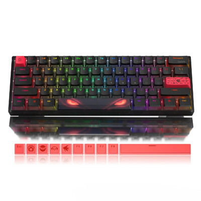 WOMIRE WK61 Tastatură mecanică cu fir RGB interschimbabilă la cald, 60% tastatură Tastatură minimalistă personalizată pentru joc, laptop, computer