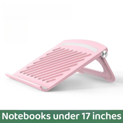 Salokāms klēpjdatora statīvs priekš iPad Macbook Mac Pro PC piezīmjdatora planšetdatora datoru piederumi ABS galddatora kronšteina atbalsta dzesēšanas statīvs