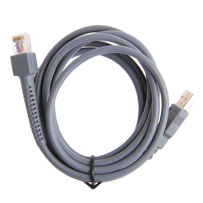 2M символен баркод скенер USB кабел LS1203 LS2208 LS4208 LS3008 CBA-U01-S07ZAR