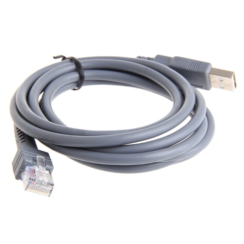 2M символен баркод скенер USB кабел LS1203 LS2208 LS4208 LS3008 CBA-U01-S07ZAR
