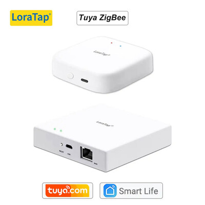 „LoraTap Tuya“ kelių režimų „WiFi ZigBee 3.0“ „Bluetooth Mesh Gateway Hub Bridge“ belaidis ir laidinis „Smart Life“ programos nuotolinio valdymo pultas