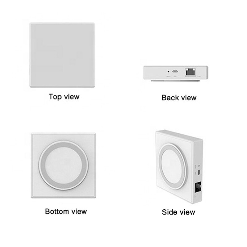 LoraTap Tuya Multi-mode WiFi ZigBee 3.0 Bluetooth Mesh Gateway Hub Bridge Bezdrôtové a káblové diaľkové ovládanie pre Smart Life s aplikáciou