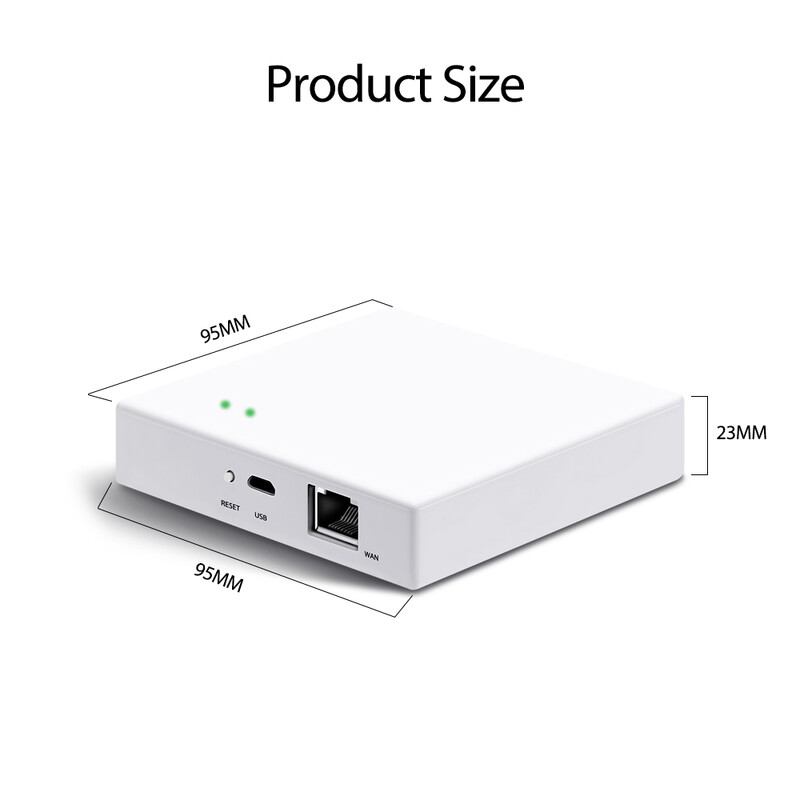 LoraTap Tuya Multi-mode WiFi ZigBee 3.0 Bluetooth Mesh Gateway Hub Bridge Bezdrôtové a káblové diaľkové ovládanie pre Smart Life s aplikáciou