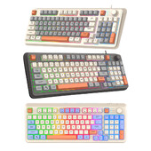 Herná klávesnica K82 RGB Light Mechanická klávesnica 94 klávesov Svetelná klávesnica s možnosťou výmeny kláves pre notebooky a stolné počítače