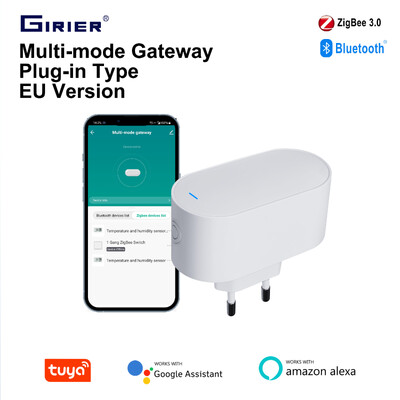 GIRIER Tuya Smart Gateway Hub Plug-in típusú többmódú Bluetooth Gateway Bridge A ZigBee Hub otthoni automatizáláshoz működik az Alexával