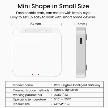 Tuya ZigBee Smart Gateway Multi-model Bluetooth Hub Bridge Smart Home работи с Smart Life ZigBee сензор чрез Alexa Google Home