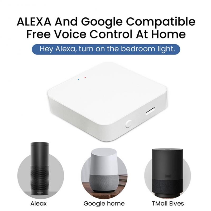 Tuya ZigBee Smart Gateway Multi-model Bluetooth Hub Bridge Smart Home funcționează cu senzorul Smart Life ZigBee prin Alexa Google Home