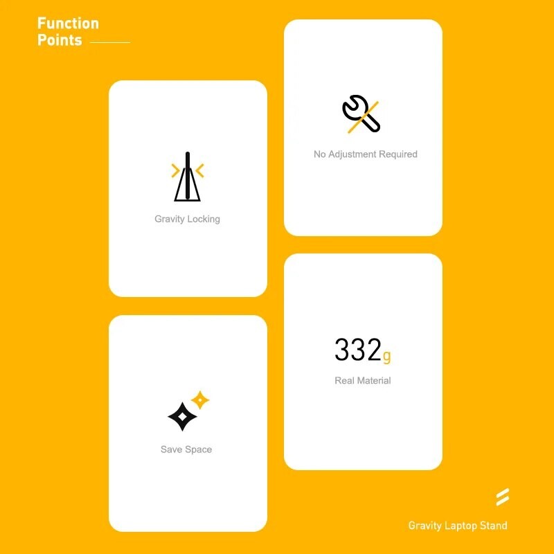 „Hagibis“ vertikalus nešiojamojo kompiuterio stovas darbalaukio gravitacijos laikiklis Aliuminis nešiojamojo kompiuterio dokas, taupantis vietą „MacBook“ / „Surface“ / HP / „Dell“ / „Chrome Book“