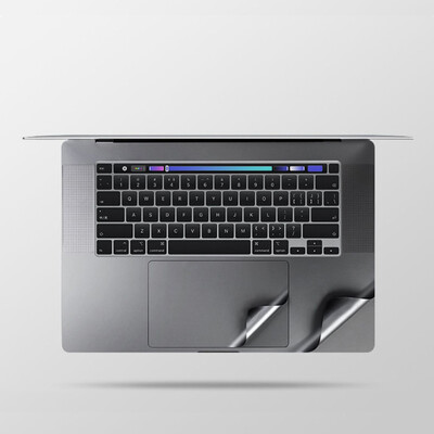 Pretskrāpējumiem plaukstas atbalsta aizsargplēve Macbook Air 13 15 M1 M2 2023 Pro 14 16 ūdensnecaurlaidīga apvalka plēve klēpjdatora uzlīmes vāciņš