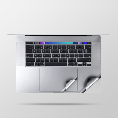 Pretskrāpējumiem plaukstas atbalsta aizsargplēve Macbook Air 13 15 M1 M2 2023 Pro 14 16 ūdensnecaurlaidīga apvalka plēve klēpjdatora uzlīmes vāciņš