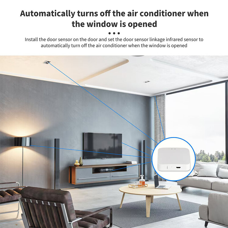 Tuya Zigbee 3.0 Gateway Hub Smart Home Bridge Wireless Smart Life APP nuotolinio valdymo automatikos įrenginys veikia su Alexa Google