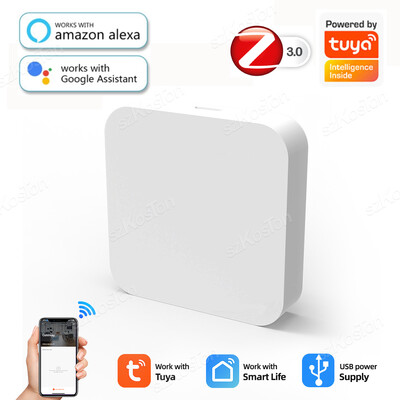 Tuya Smart Life APP Zigbee 3.0 Gateway Hub Smart Home Automation Device Daljinski upravljač Wireless Bridge Radi s Alexa Google