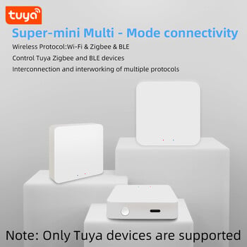 Zigbee hub, 3-σε-1 WiFi Zigbee 3.0/Bluetooth gateway, Tuya ασύρματη πύλη πολλαπλών λειτουργιών, έξυπνος κόμβος γεφύρωσης στο σπίτι, συμβατό με