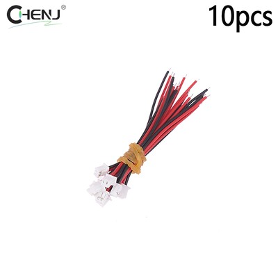10 gab./komplektā Small Mini JST 1.0/1.25/1.5/2.0/2.54/3.96mm PH 2.0mm XH 2.54mm 2 kontaktu vīrišķā spraudņa ligzdas savienotāja kabeļa vads