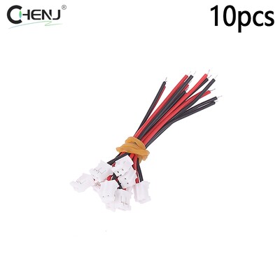 10 gab./komplektā Small Mini JST 1.0/1.25/1.5/2.0/2.54/3.96mm PH 2.0mm XH 2.54mm 2 kontaktu vīrišķā spraudņa ligzdas savienotāja kabeļa vads