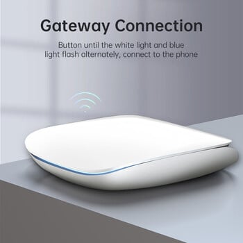 AVATTO Tuya Zigbee Gateway Hub，ZigBee3.0 Bluetooth Multi Mode Smart Wired Wired Gateway Bridge Work for Google Home Alexa