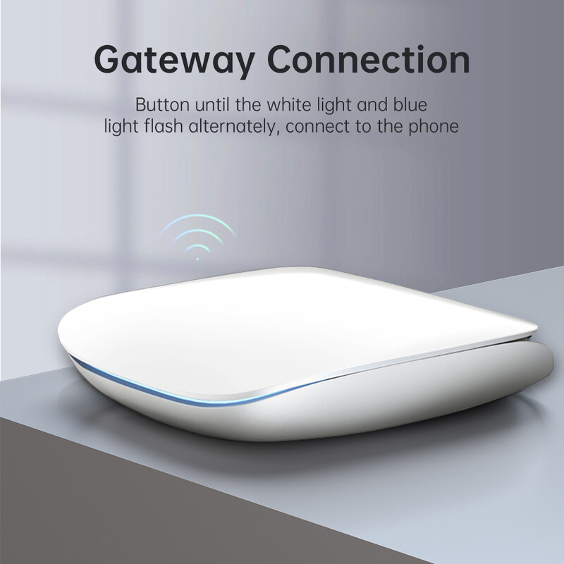 AVATTO Tuya Zigbee Gateway Hub, ZigBee3.0 Bluetooth Multi Mode Inteligentný bezdrôtový káblový Gateway Bridge funguje pre Google Home Alexa
