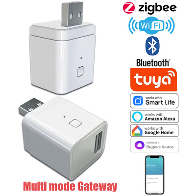 Tuya USB vairāku režīmu vārteja Bluetooth vārteja bezvadu centrmezgla tilta viedās mājas ierīces tālvadības pults atbalsts Alexa Google sākumlapa