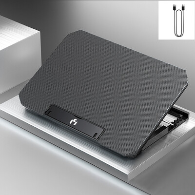 Răcitor pentru laptop de gaming pentru Macbook Air Pro Dell 12-16 inch Notebook Laptop Pad de răcire Wind 2 ventilatoare Radiator Suport pentru laptop Radiator