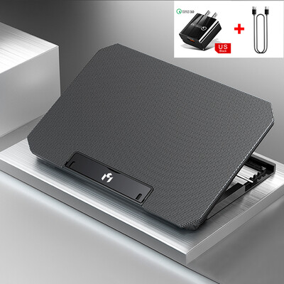 Răcitor pentru laptop de gaming pentru Macbook Air Pro Dell 12-16 inch Notebook Laptop Pad de răcire Wind 2 ventilatoare Radiator Suport pentru laptop Radiator