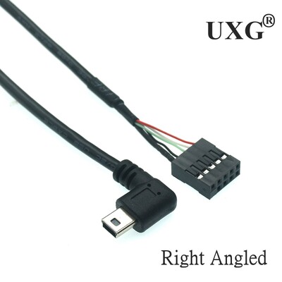 DuPont 2,54 mm 9 kontaktu pieslēgvieta Mini USB un Micro usb, USB interfeisa CPU dzesētāja kabelis CORSAIR Hydro Series H80i/H100i/H110i/H115i 0,5 M