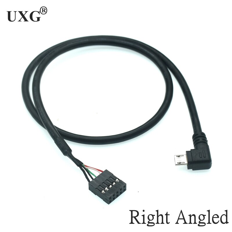 DuPont 2,54 mm 9 kontaktu pieslēgvieta Mini USB un Micro usb, USB interfeisa CPU dzesētāja kabelis CORSAIR Hydro Series H80i/H100i/H110i/H115i 0,5 M