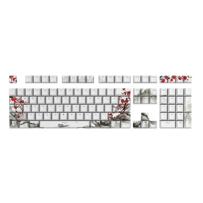 108 taste OEM PBT DYESUB Keycaps Plum Blossom Rusă coreeană japonez Keycap pentru jocuri tastatură mecanică DropShipping