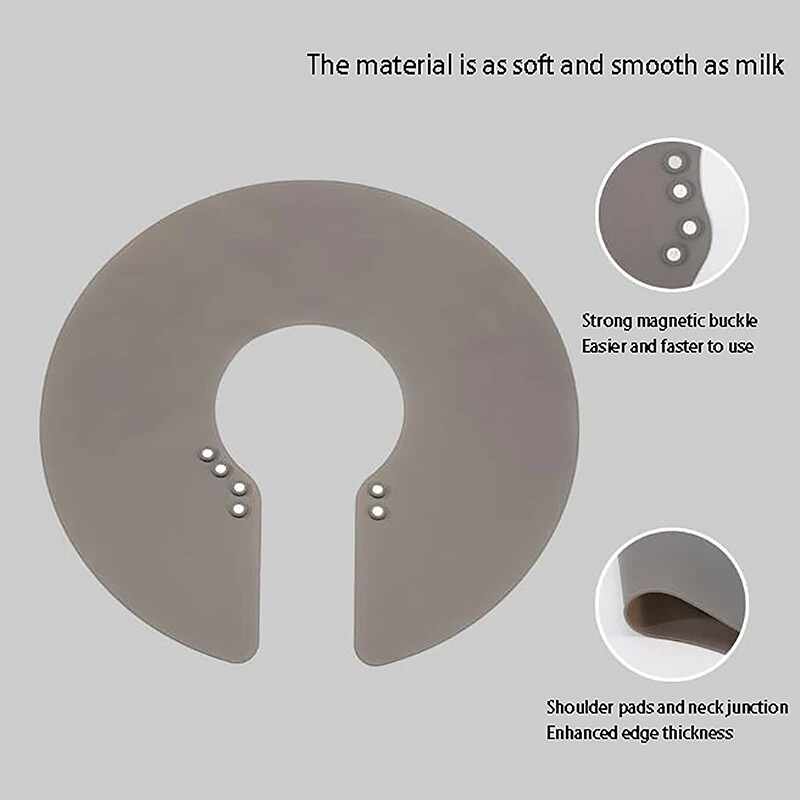 Kirpėjas Silikoninė Kirpykla Apsauga Neperšlampama Plaukų Dažymas Apvyniojimai Pečių Pagalvėlės Kaklas Apsiaustas Formavimo Įrankiai Salono priedai